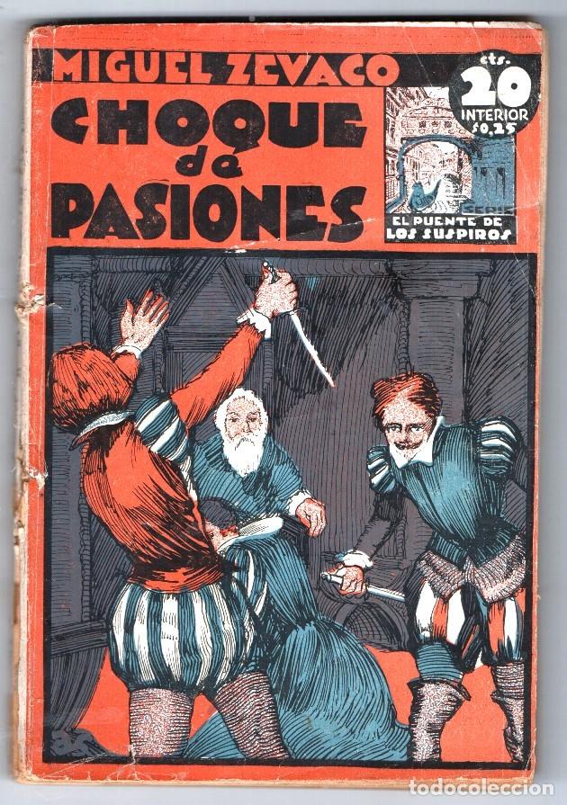 Colecionismo de Revistas e Jornais: 1934 MIGUEL ZEVACO SERIE NOSTRADAMUS # 148 CHOQUE DE PASIONES ROUX EDITORIAL TOR BUEN ESTADO