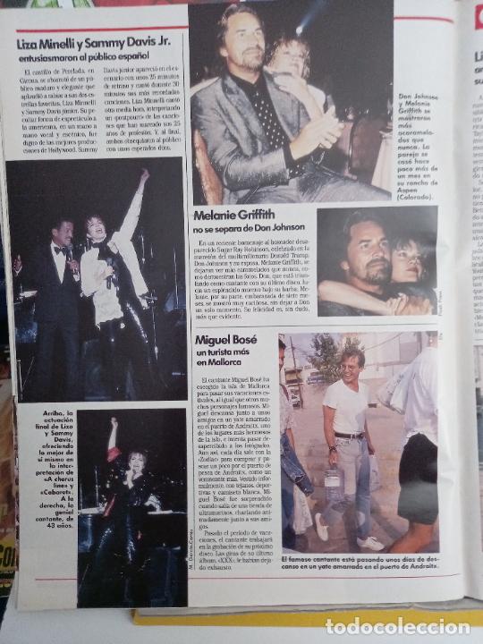 Coleccionismo de Revistas y Peri&oacute;dicos: DON JOHNSON MELANIE GRIFFITH MIGUEL BOSE LIZA MINNELLI