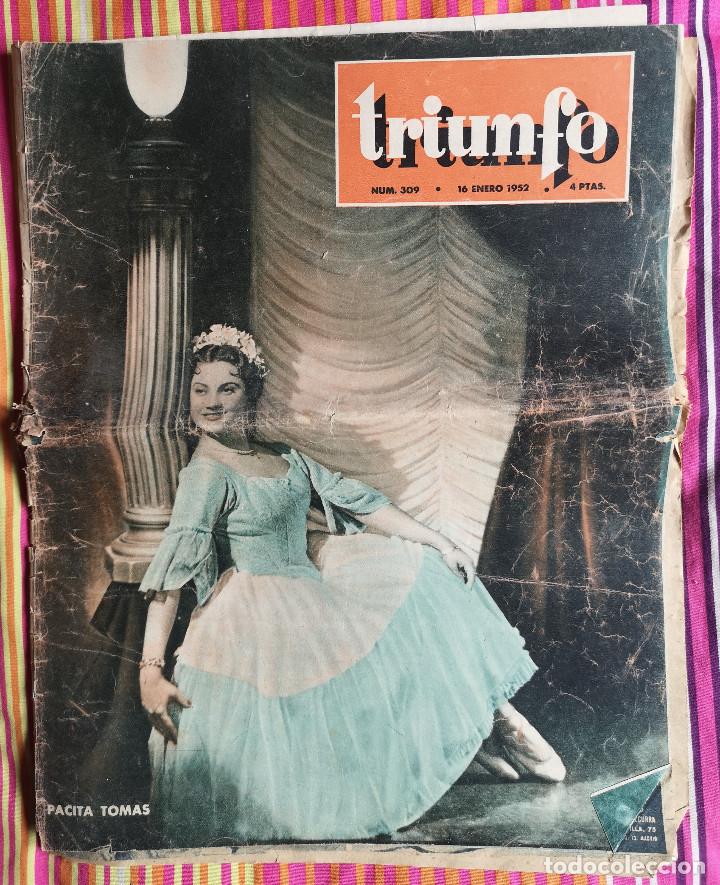 Coleccionismo de revistas y peri&oacute;dicos: REVISTA TRIUNFO - Num. 309 - 16 de Enero de 1952