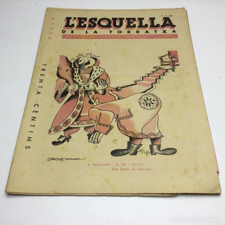 Coleccionismo de revistas y peri&oacute;dicos: L'ESQUELLA DE LA TORRATXA - 7 DE ENERO DE 1938 - GUERRA CIVIL