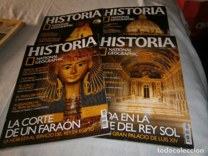 Coleccionismo de Revistas y Peri&oacute;dicos: historia national geographica cuatro revistas numeros 38 - 58 - 59- 61