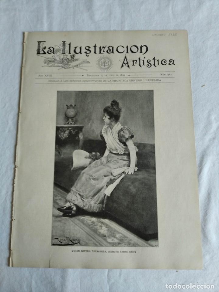 Collection Magazines and Newspapers: LA ILUSTRACI&Oacute;N ART&Iacute;STICA. N&ordm; 912. A&Ntilde;O 1899. EXPOSICI&Oacute;N NACIONAL DE BELLAS ARTES EN MADRID. GUERRA DE