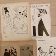 Coleccionismo de Revistas y Periódicos: BON 1922-1927 LOTE 23 ILUSTRACIONES, PORTADAS REVISTA Y RETALES REVISTA( VER FOTOS Y DESCRIPCIÓN)