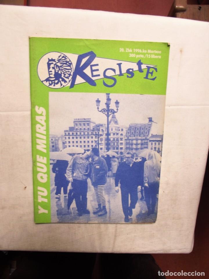 Coleccionismo de revistas y peri&oacute;dicos: REVISTA RESISTE 20 ZNB.1996.KO MARTXOA