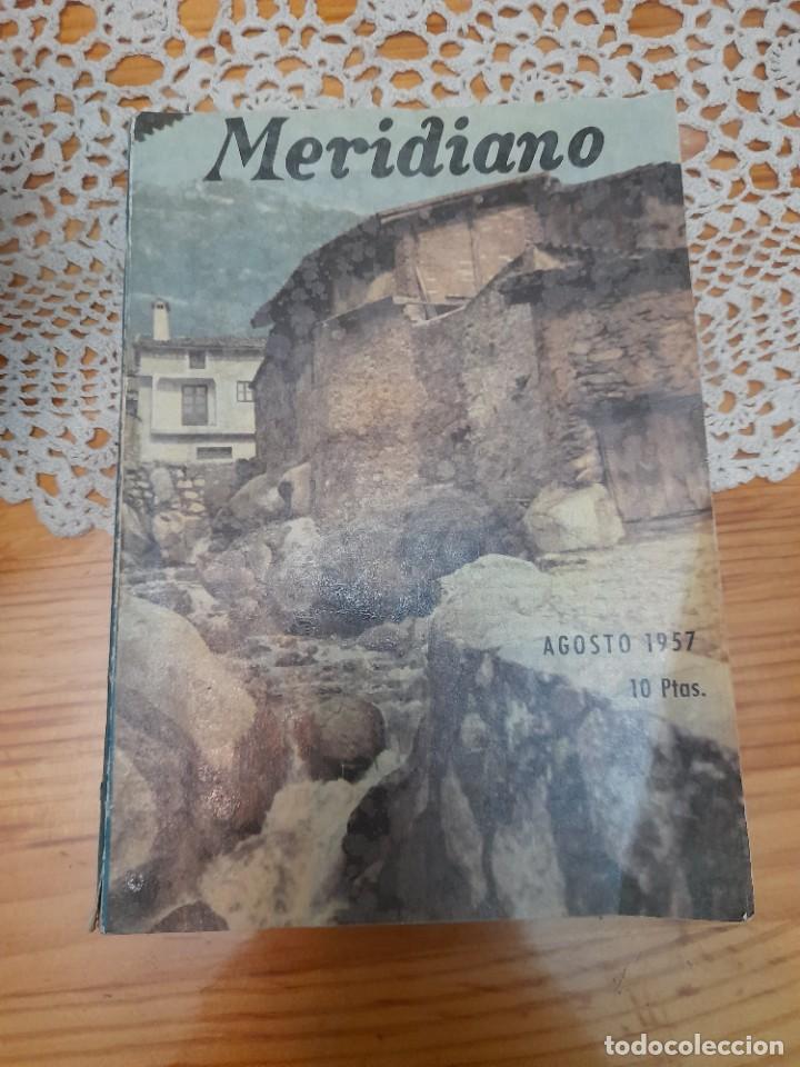 Coleccionismo de revistas y peri&oacute;dicos: Revista Meridiano a&ntilde;o 1957 N&deg; 175 motor mamci nescafe Nestl&eacute; monter&iacute;a