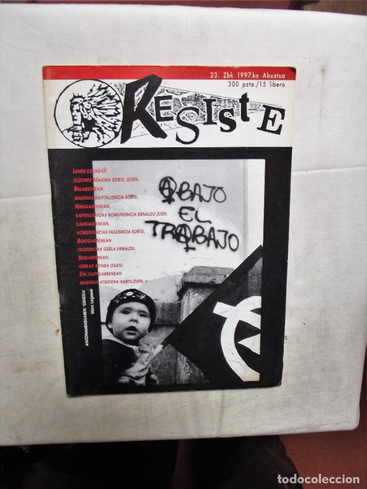 Coleccionismo de revistas y peri&oacute;dicos: REVISTA RESISTE 23 ZNB.1997.KO ABUZTUA