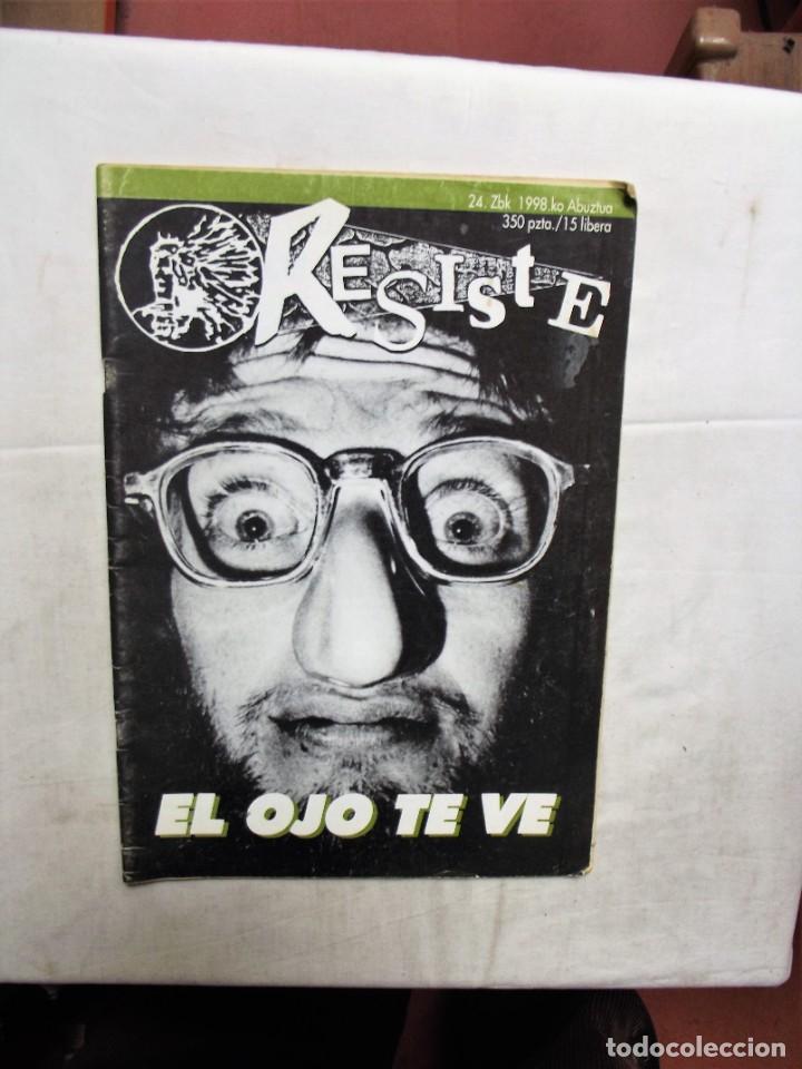 Coleccionismo de revistas y peri&oacute;dicos: REVISTA RESISTE 24 ZNB.1998.KO ABUZTUA