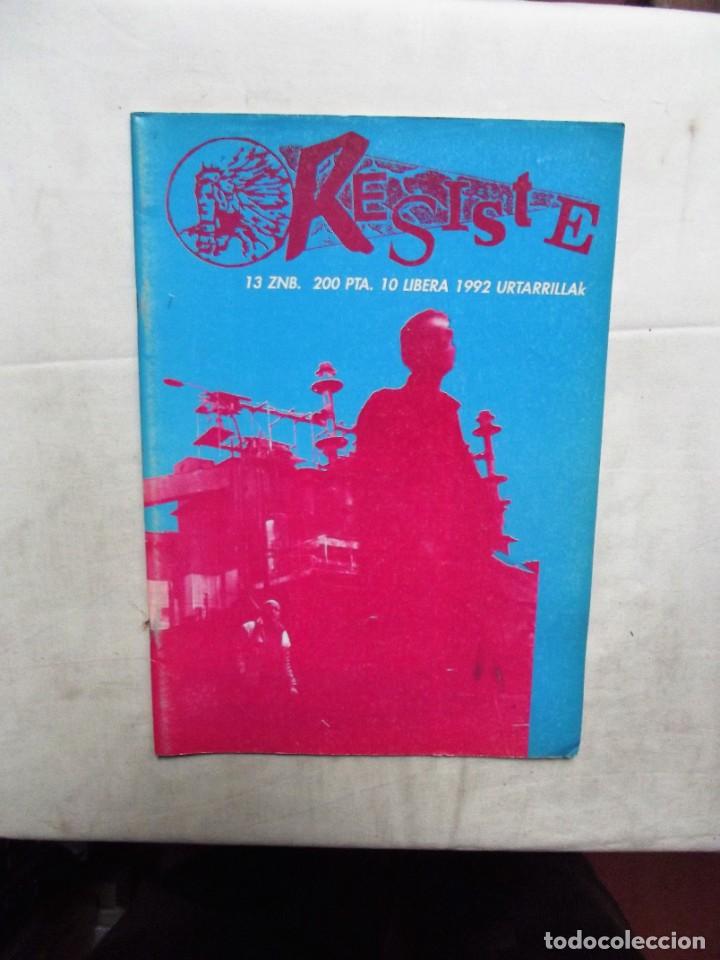 Coleccionismo de revistas y peri&oacute;dicos: REVISTA RESISTE 13 ZNB.1992 URTARRILLAK