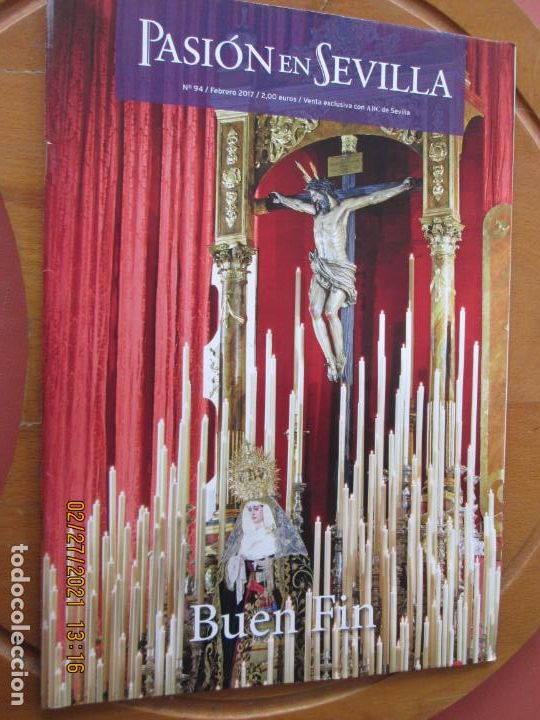 Coleccionismo de Revistas y Peri&oacute;dicos: PASION EN SEVILLA - N&ordm;94 - FEBRERO 2017 - BUEN FIN - ABC SEVILLA