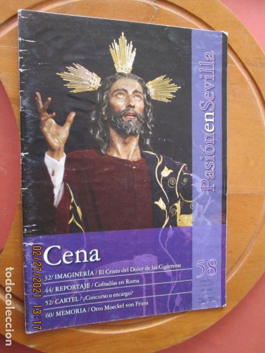 Coleccionismo de Revistas y Peri&oacute;dicos: PASION EN SEVILLA - N&ordm; 58- JUNIO 2013- CENA - ABC SEVILLA