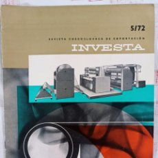 Coleccionismo de Revistas y Periódicos: REVISTA CHECOSLOVACA INVESTA DE EXPORTACIÓN 1972 Nº 5. Lote 325970608