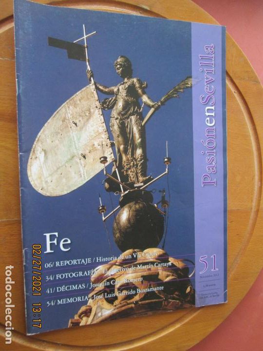 Coleccionismo de Revistas y Peri&oacute;dicos: PASION EN SEVILLA - N&ordm;51- NOVIEMBRE 2012- FE - ABC SEVILLA