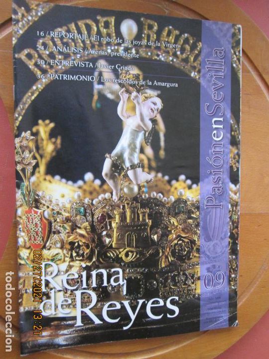 Coleccionismo de Revistas y Peri&oacute;dicos: PASION EN SEVILLA - N&ordm; 09- JULIO -2008 - REINA DE REYES - ABC SEVILLA