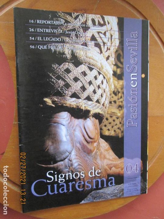Coleccionismo de Revistas y Peri&oacute;dicos: PASION EN SEVILLA - N&ordm; 04- FEBRERO 2008- SIGNOS DE CUARESMA - ABC SEVILLA