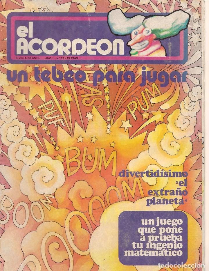 Coleccionismo de Revistas y Peri&oacute;dicos: REVISTA INFANTIL: EL ACORDEON, N&ordm; 27. A&Ntilde;O 1. -- CONTRAPORTADA: ANUNCIO DANONE