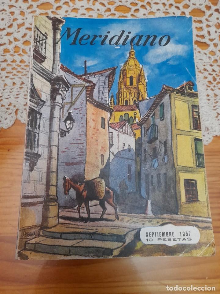 Coleccionismo de revistas y peri&oacute;dicos: Revista Meridiano a&ntilde;o 1957 N&deg; 176 carrion boutique opus dei aviaci&oacute;n aviaco