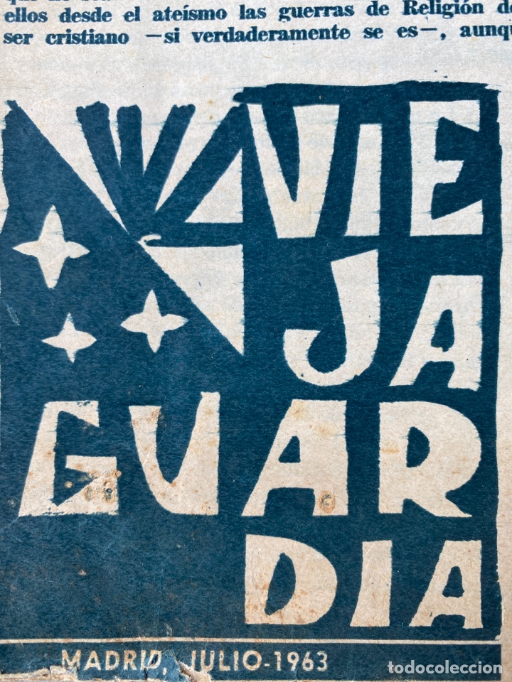 Sammeln von Zeitschriften und Zeitungen: REVISTA VIEJA GUARDIA 1963. FALANGE. PRIMO DE RIVERA. FRANCO.