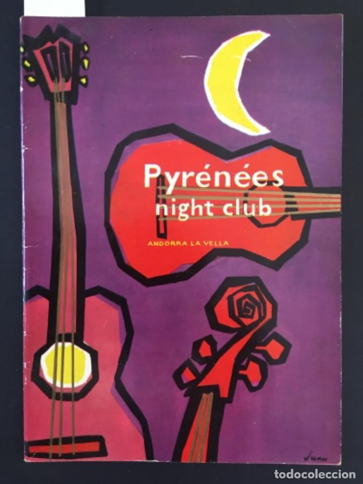 Coleccionismo de Revistas y Peri&oacute;dicos: PYRENEES NIGHT CLUB, ANDORRA LA VELLA