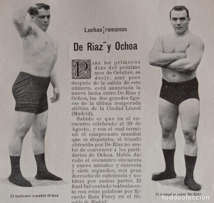Coleccionismo de Revistas y Peri&oacute;dicos: LUCHA ROMANA-DE RIAZ-OCHOA-CIUDAD LINEAL-HERALDO MADRID-RICARDO RUIZ FERRY-RICARDO MARIN .