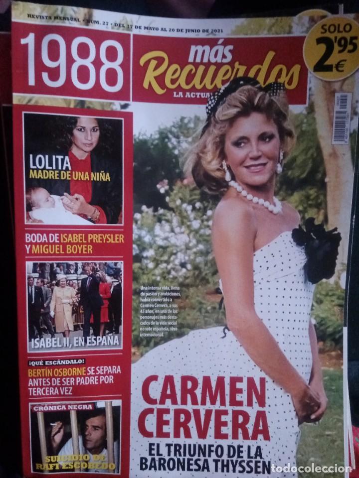 Coleccionismo de revistas y peri&oacute;dicos: Revista M&aacute;s recuerdos 1988