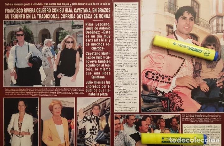 Coleccionismo de Revistas y Peri&oacute;dicos: Reportaje Francisco Rivera / Julio Iglesias / El Juli 19.09.2002