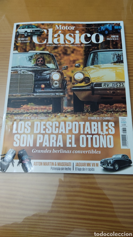 Coleccionismo de Revistas y Peri&oacute;dicos: Revista Motor Clasico numero 392 , noviembre 2021,como nueva