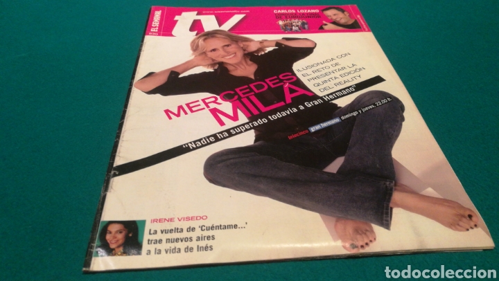Collezionismo di Riviste e Giornali: EL SEMANAL TV - MERCEDES MILA - NADIE A SUPERADO GRAN HERMANO / CARLOS LOZANO