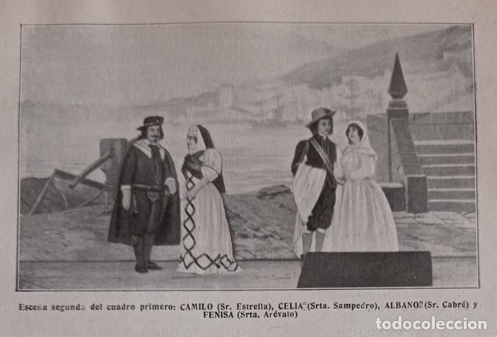 Coleccionismo de Revistas y Peri&oacute;dicos: LOPE DE VEGA-CRISTOBAL DE CASTRO-PEREZ GALDOS-TEATRO ESPA&Ntilde;OL-EL ANUELO DE FENISA-COMEDIA .