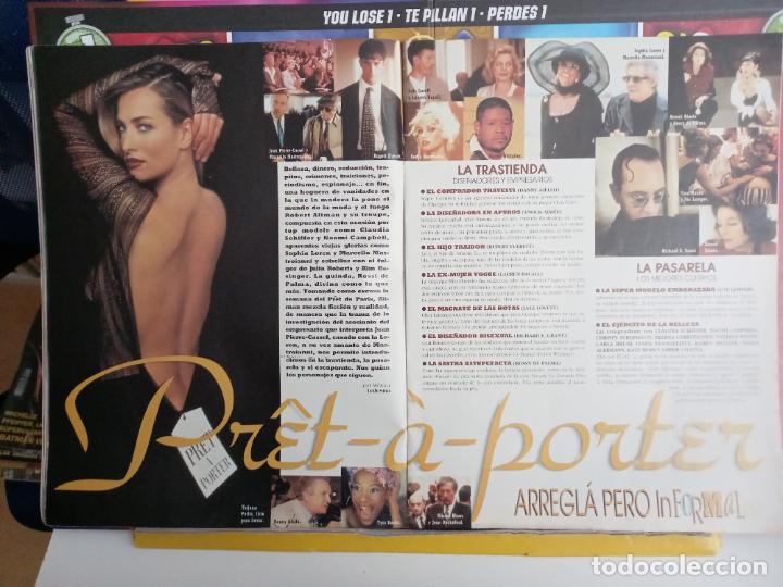 Coleccionismo de Revistas y Peri&oacute;dicos: PRET A PORTER SOFIA LOREN TATJANA PATITZ ANOUK AIMEE ROSSY DE PALMA TYRA BANKS CHER KIM BASINGER