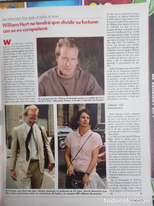 Coleccionismo de revistas y peri&oacute;dicos: WILLIAM HURT