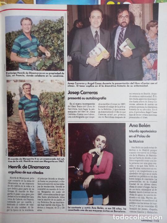 Coleccionismo de Revistas y Peri&oacute;dicos: HENRIK DE DINAMARCA JOSEP CARRERAS ANGEL CASAS ANA BELEN