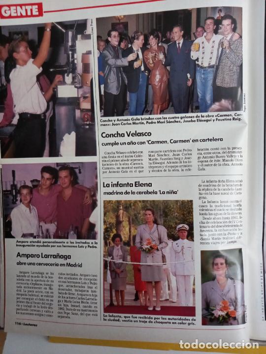 Coleccionismo de Revistas y Peri&oacute;dicos: AMPARO LARRA&Ntilde;AGA LUIS PEDRO MERLO PEDRO MARI SANCHEZ CONCHA VELASCO ANTONIO GALA CARMEN CARMEN
