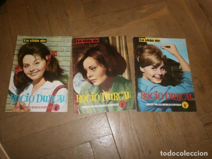 Coleccionismo de Revistas y Peri&oacute;dicos: La vida de Rocio Durcal Ediciones Este 1963 3 revistas 16 pg aprox. n&ordm; 1 2 4 - 21X15.5 cm. buen esta