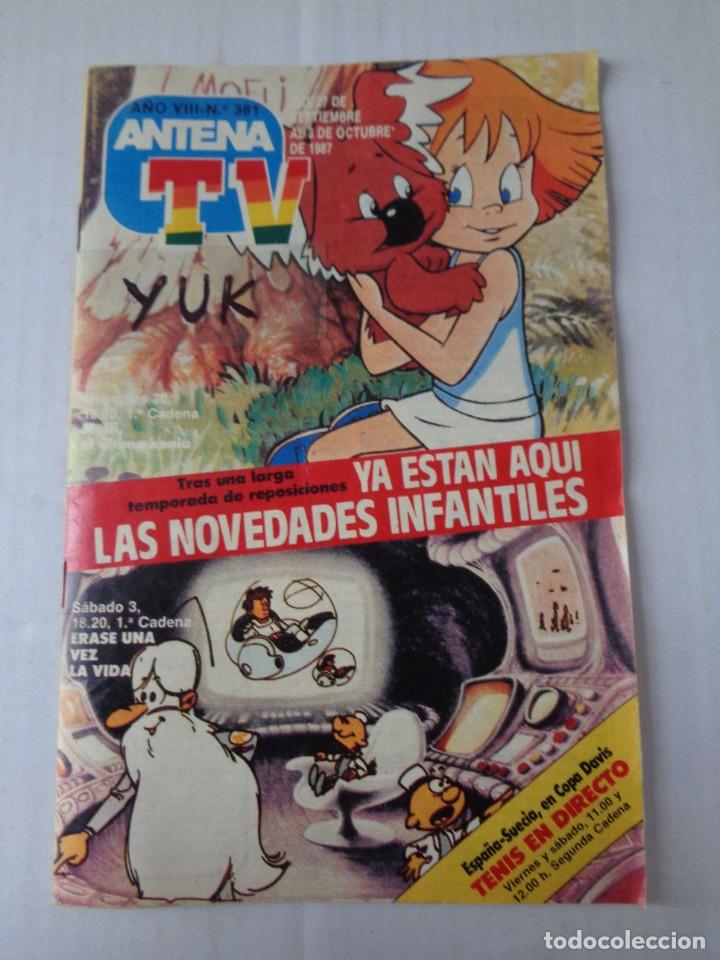 Collection Magazines and Newspapers: REVISTA ANTENA TV ~ N&ordm; 381 ~DE OCTUBRE DE 1987 ~ MOFLI EL KOALA Y ERASE UNA VEZ LA VIDA ...