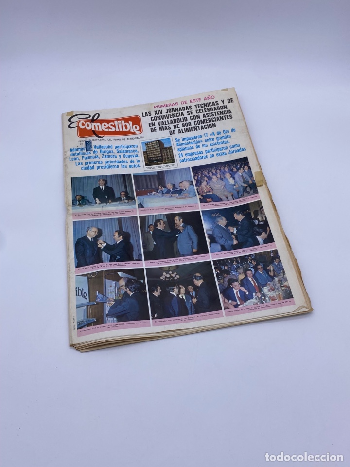 Collezionismo di Riviste e Giornali: El comestible - Peri&oacute;dico Quincenal del ramo de la alimentaci&oacute;n abril 1975