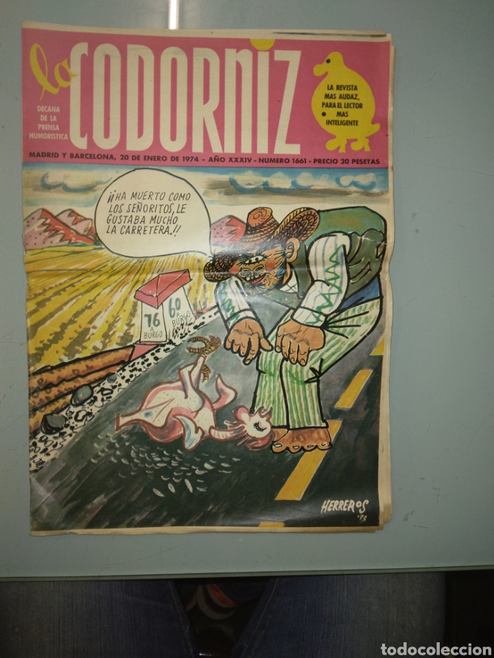 Coleccionismo de Revistas y Peri&oacute;dicos: La Codorniz, 20 de enero de 1974