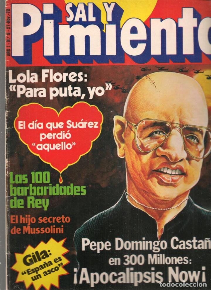 Coleccionismo de revistas y peri&oacute;dicos: SAL Y PIMIENTA. N&ordm; 9. LOLA FLORES / BARBARA REY / LOS BEATLES. 27 NVBR.(B35.1)