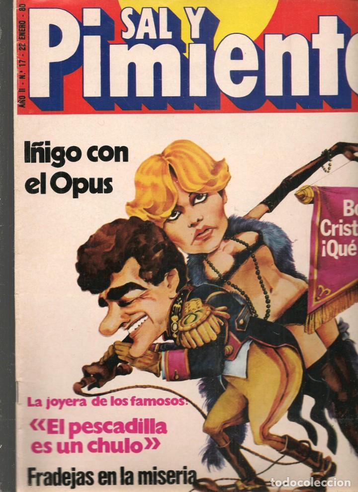 Coleccionismo de revistas y peri&oacute;dicos: SAL Y PIMIENTA. N&ordm; 17. BARBARA REY, &Aacute;NGEL CRISTO / JUAN MANUEL ASENSI. 22 ENERO 1980.(B35.1)