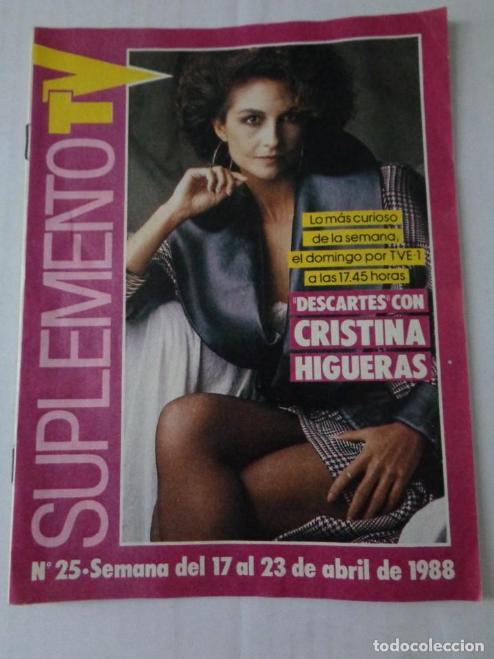 Collezionismo di Riviste e Giornali: Revista Suplemento TV 1988 N&ordm; 25 Corrupcion en Miami -Poster Don Jhonson Los mundos de Yupi ...