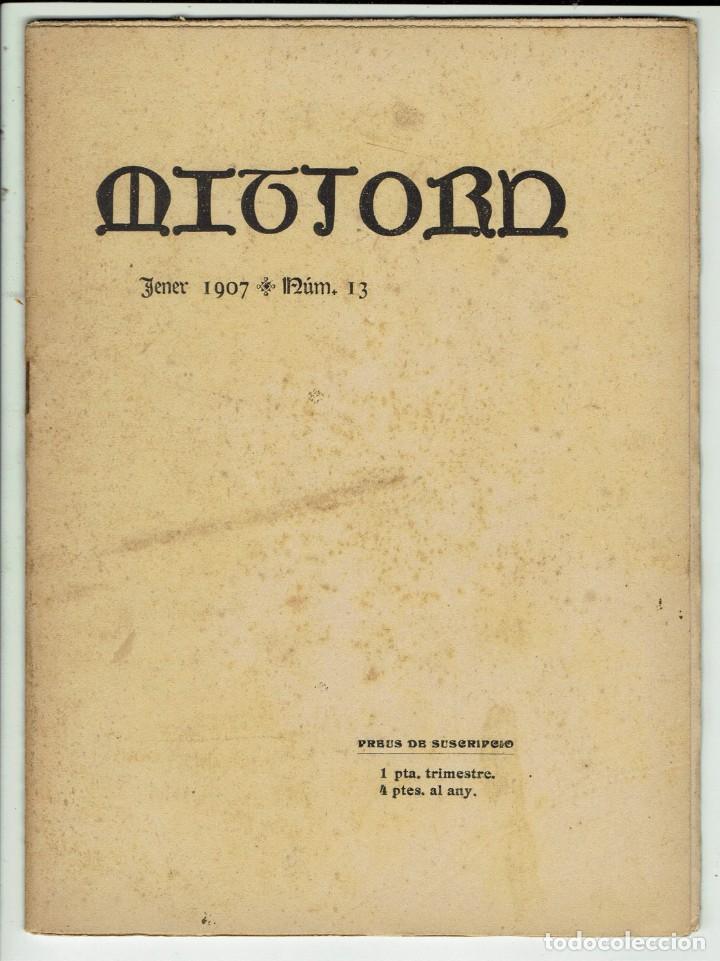 Coleccionismo de revistas y peri&oacute;dicos: REVISTA MITJORN. ENERO 1907. N&ordm; 13 (MENORCA 6.8)