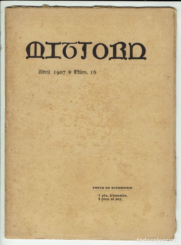 Coleccionismo de revistas y peri&oacute;dicos: REVISTA MITJORN. ABRIL 1907. N&ordm; 16 (MENORCA 6.8)
