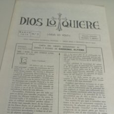 Colecionismo de Revistas e Jornais: BOLETÍN DIOS LO QUIERE Nº 3 MARZO 1970 REF. UR EST. Lote 327108913