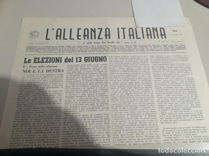 Colecionismo de Revistas e Jornais: BOLET&Iacute;N L'ALLEANZA ITALIANA N&ordm; 322 DIRECTOR REMO RENATO PETITTO REF. UR GAR