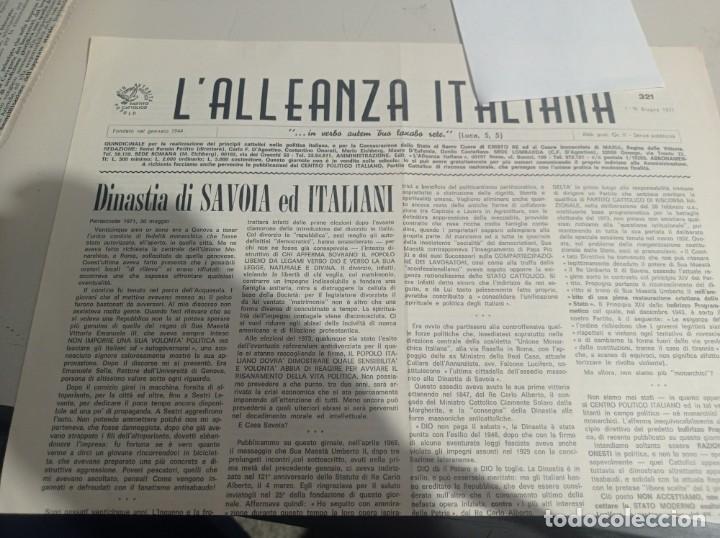 Coleccionismo de revistas y peri&oacute;dicos: BOLET&Iacute;N L'ALLEANZA ITALIANA N&ordm; 321 DIRECTOR REMO RENATO PETITTO REF. UR GAR