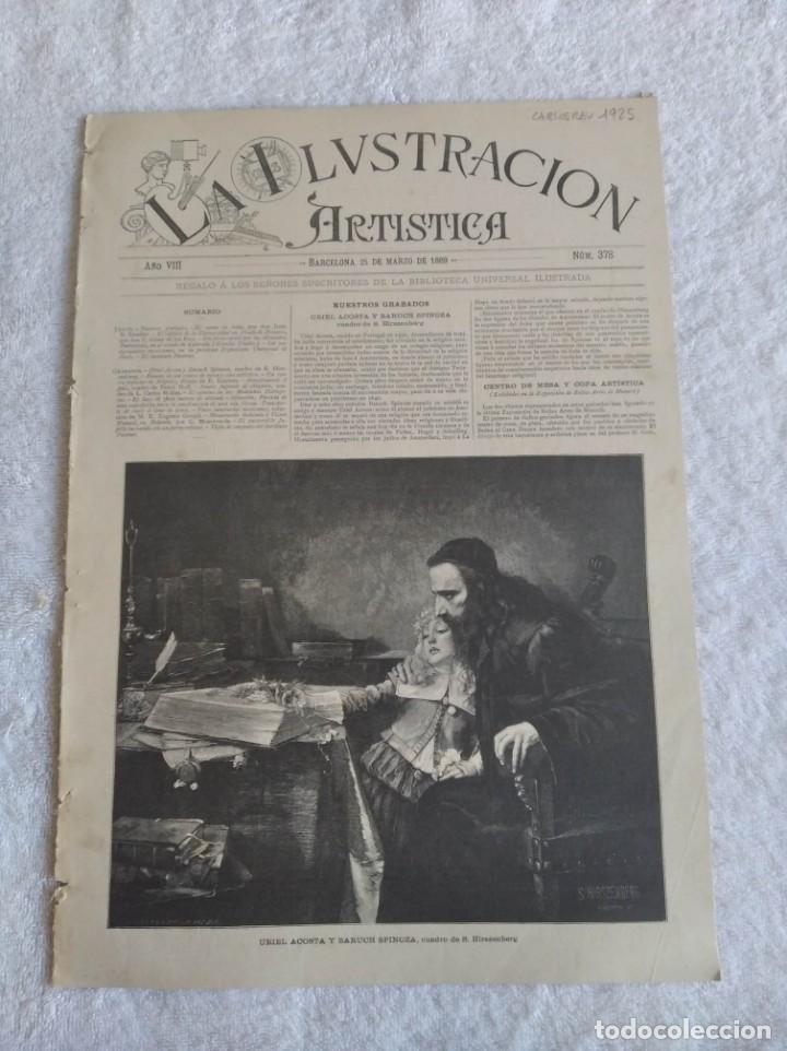 Coleccionismo de Revistas y Peri&oacute;dicos: LA ILUSTRACI&Oacute;N ART&Iacute;STICA. N&ordm; 378. A&Ntilde;O 1889. MONUMENTO DE V&Iacute;CTOR MANUEL EN BOLONIA. TEATRO POPULAR DE