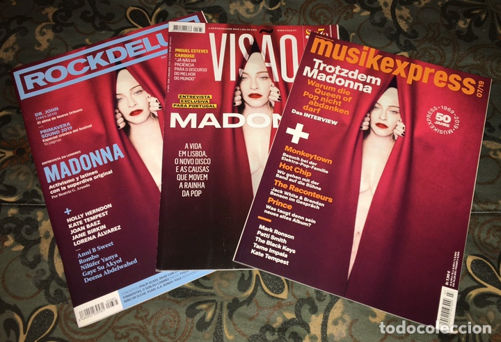 Coleccionismo de Revistas y Peri&oacute;dicos: MADONNA LOTE 3 REVISTAS MADAME X NUEVAS