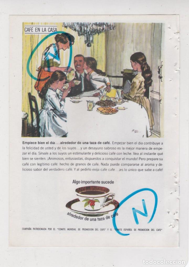 Coleccionismo de revistas y peri&oacute;dicos: PUBLICIDAD T 1963. ANUNCIO CAMPA&Ntilde;A PROMOCION DEL CAFE + HYTASA. LANA SEVILLANA SPORT (REVERSO)
