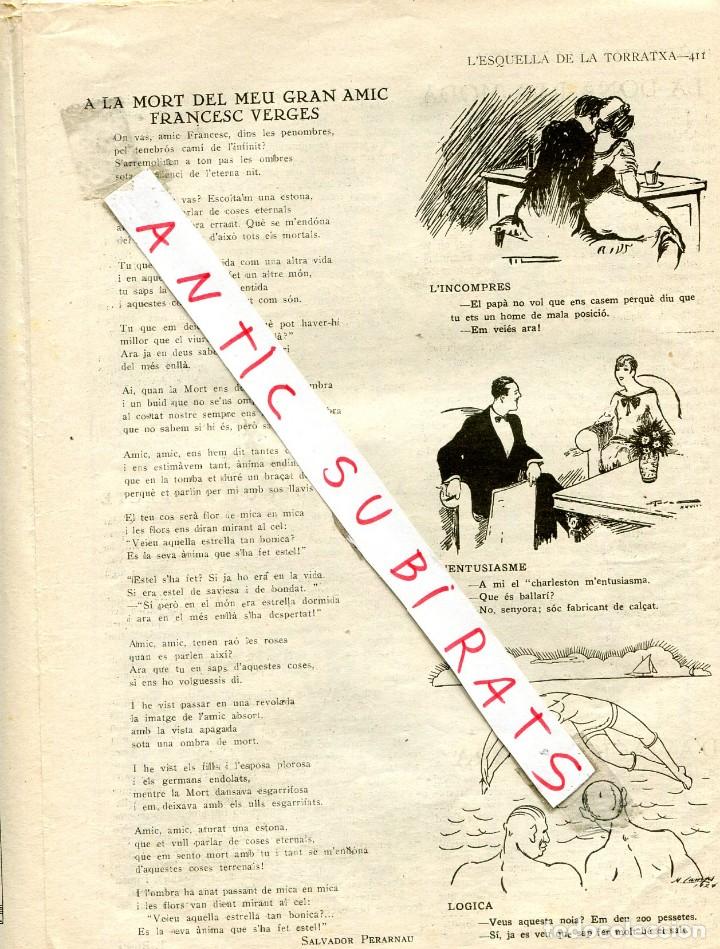 Coleccionismo de Revistas y Peri&oacute;dicos: REVISTA A&Ntilde;O 1927 FRANCESC VERGES GAUDI OLAF FLATABO LOPEZ MORELLO