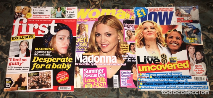 Coleccionismo de Revistas y Peri&oacute;dicos: MADONNA LOTE 3 REVISTAS INGLESAS NUEVAS