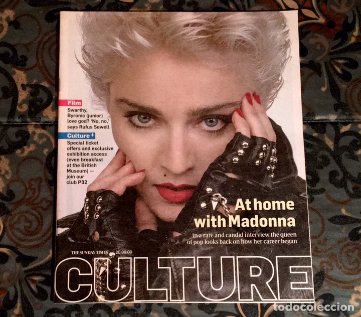 Coleccionismo de Revistas y Peri&oacute;dicos: MADONNA REVISTA SUNDAY TIMES CULTURE 2009 NUEVA